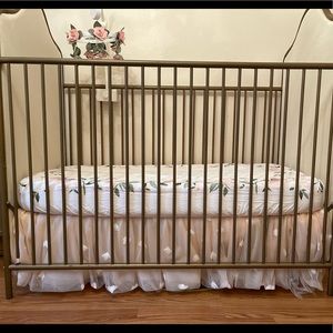 Monique Lhuillier Ethereal Tulle Crib Skirt